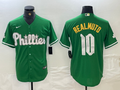 Men's Philadelphia Phillies J.T. Realmuto #10 Green Replica Player Jersey1