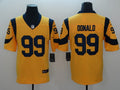 Men's Los Angeles Rams Aaron Donald #99 Yellow Game Jersey1