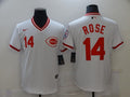 Men's Cincinnati Reds Pete Rose #14 White Fashion Stitched Jersey1