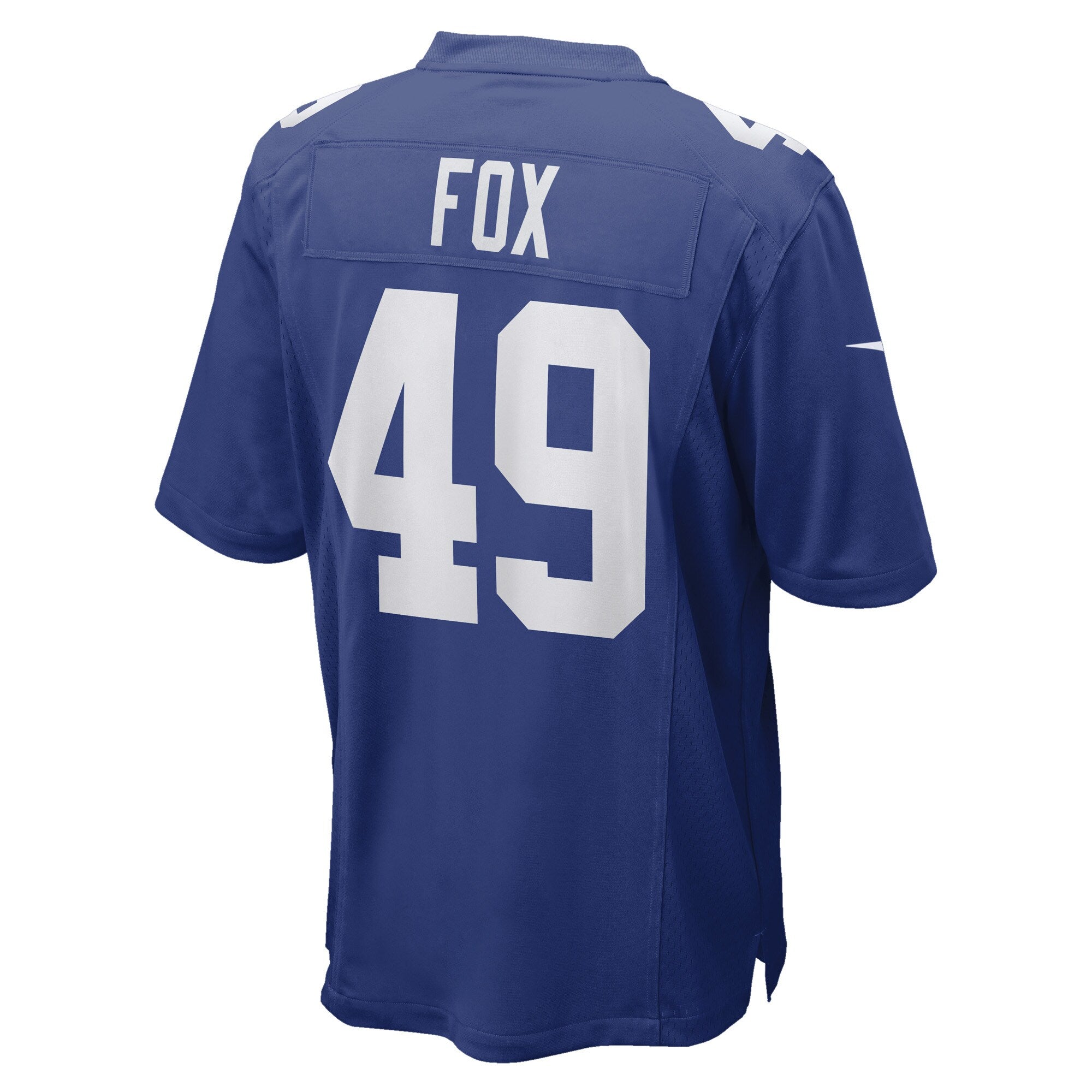 Tomon Fox New York Giants Nike Game   Jersey - Royal