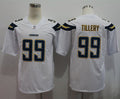 Men's Los Angeles Chargers Jerry Tillery #99 White Game Jersey1