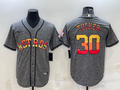 Men's Houston Astros Kyle Tucker #30 Gray Replica Team Jersey1