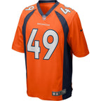 Dennis Smith Denver Broncos Nike Game Retired   Jersey - Orange
