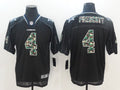 Men's Dallas Cowboys #4 Dak Prescott Black Authentic Game Jersey1
