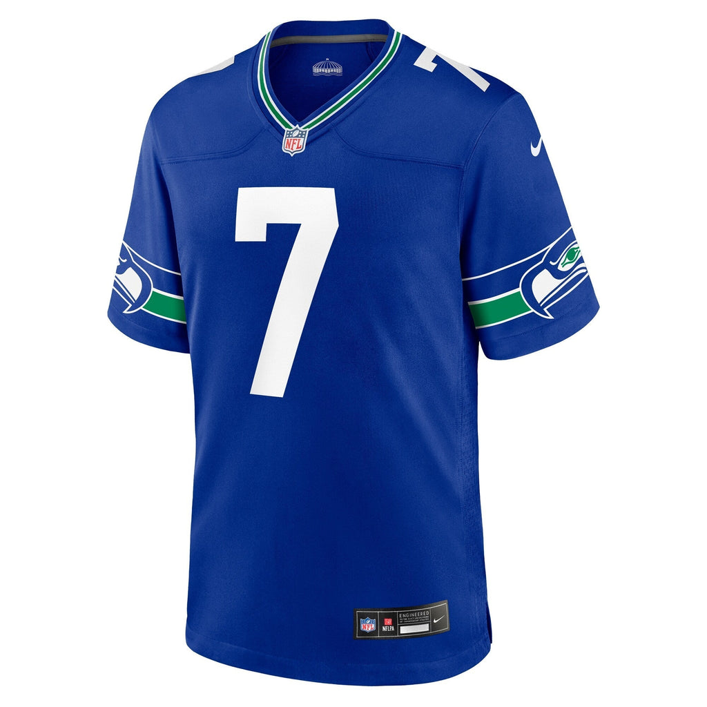 Geno Smith Seattle Seahawks Nike Throwback   Game Jersey - Royal