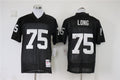 Men's Oakland Raiders Howie Long  Black Legacy Replica Jersey1