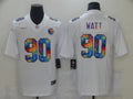Men's Pittsburgh Steelers T.J. Watt #90 White Player Game Jersey1