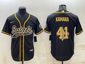 Men's New Orleans Saints Alvin Kamara #41 Black Player Jersey1 Joint Edition