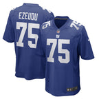 Joshua Ezeudu New York Giants Nike Game   Jersey - Royal