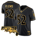 Mens Ravens 2024 Gold Vapor Limited Jersey  All Stitched