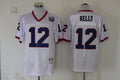Men's Buffalo Bills Jim Kelly  White Legacy Replica Player Jersey1