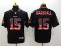 Men's Chicago Bears Brandon Marshall #15 Black Game Jersey1