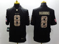 Men's New Orleans Saints Archie Manning #8 Black Game Jersey1