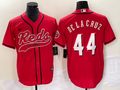 Men's Cincinnati Reds Elly De La Cruz #44 Red Replica Player Jersey1 Joint Edition