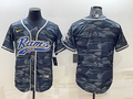 Men's Los Angeles Rams Grey Camouflage Blank Jersey1
