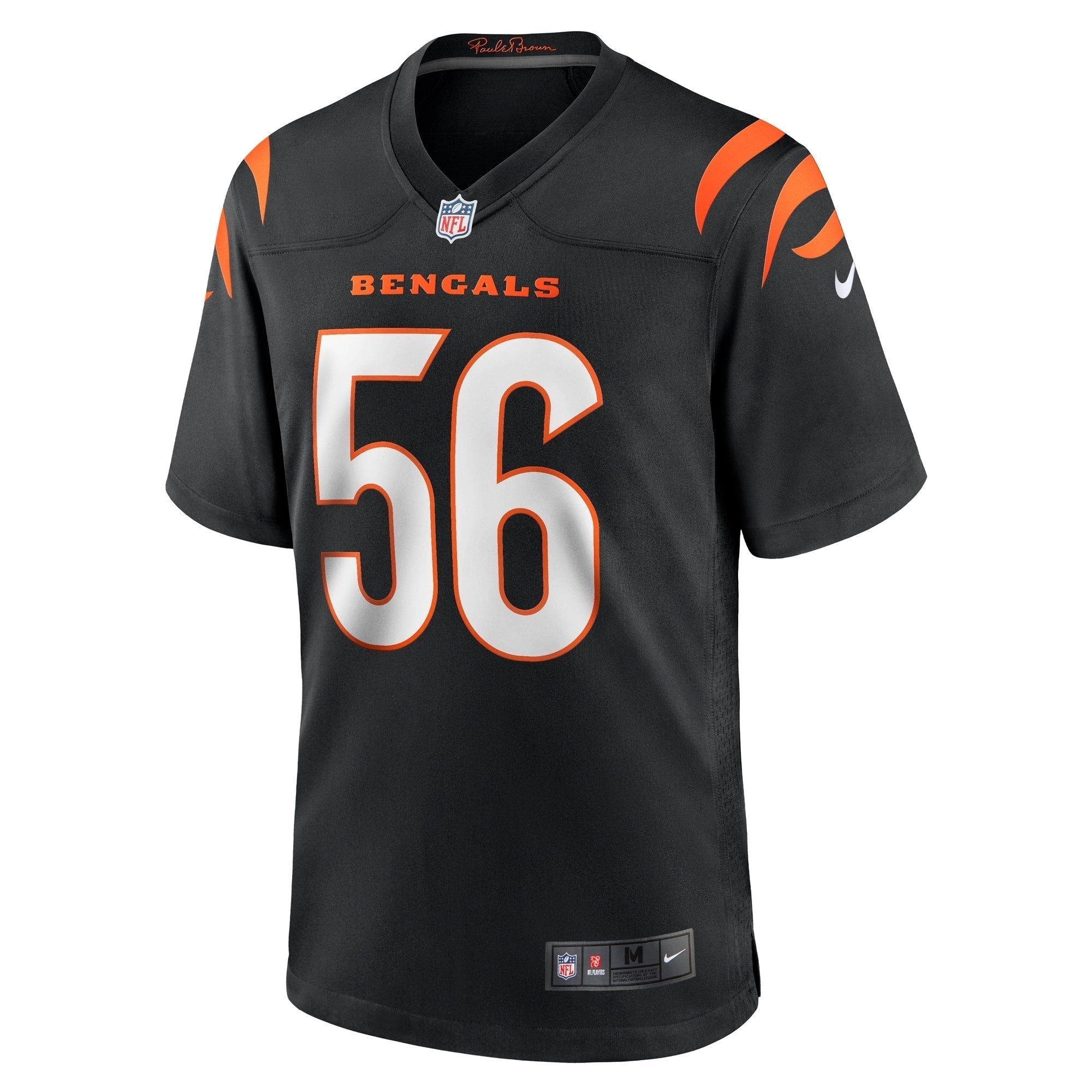 Garrett Nelson Cincinnati Bengals Nike  Game Jersey -  Black