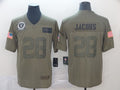 Men's Las Vegas Raiders Josh Jacobs #28 Brown Game Jersey1