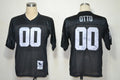 Men's Oakland Raiders Jim Otto  Black Legacy Replica Jersey1