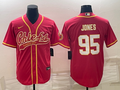 Men's Kansas City Chiefs Chris Jones #95 Red Game Jersey1 Joint Edition