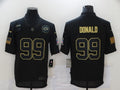Men's Los Angeles Rams Aaron Donald #99 Black Game Player Jersey1