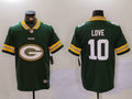 Men's Green Bay Packers Jordan Love #10 Green Player Jersey1