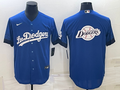 Men's Los Angeles Dodgers Blue Alternate Player Jersey1