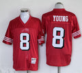 Men's San Francisco 49ers Steve Young  Scarlet Legacy Replica Player Jersey1