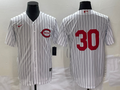 Men's Cincinnati Reds Ken Griffey Jr. #30 White 2022 MLB at Field of Dreams Game Authentic Player Jersey1