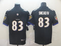 Men's Baltimore Ravens Willie Snead IV #83 Black Game Jersey1