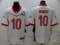 Men's Los Angeles Chargers Justin Herbert #10 White ALL STAR Game Jersey1