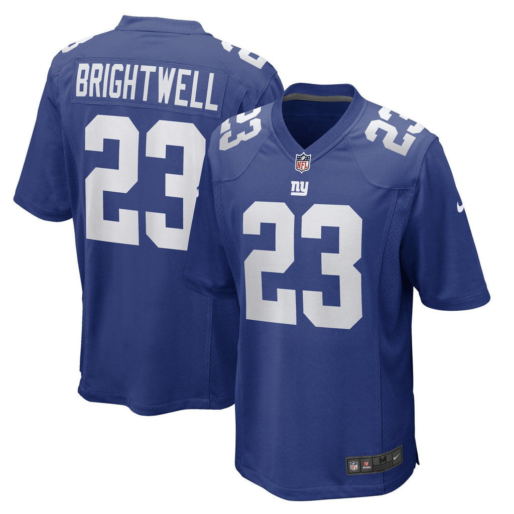 Gary Brightwell New York Giants Nike Team Game   Jersey - Royal