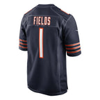 Justin Fields Chicago Bears Nike Game Jersey - Navy