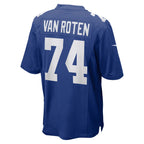 Greg Van Roten New York Giants Nike Team Game Jersey -  Royal