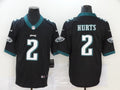 Men's Philadelphia Eagles Jalen Hurts #2 Black Game Jersey1