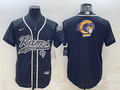 Men's Los Angeles Rams Black RFLCTV Limited Jersey1