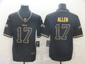 Men's Buffalo Bills Josh Allen #17 Black Alternate Player Game Jersey1