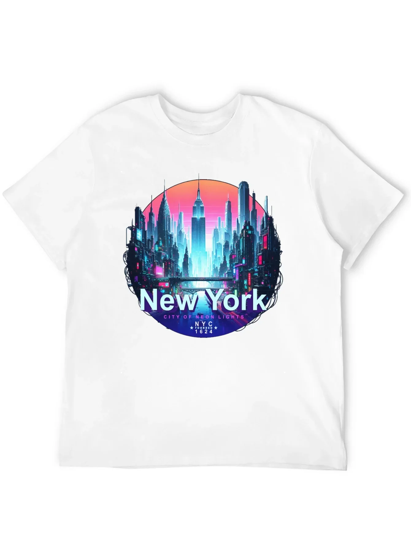 New York City Neon Lights T-Shirt