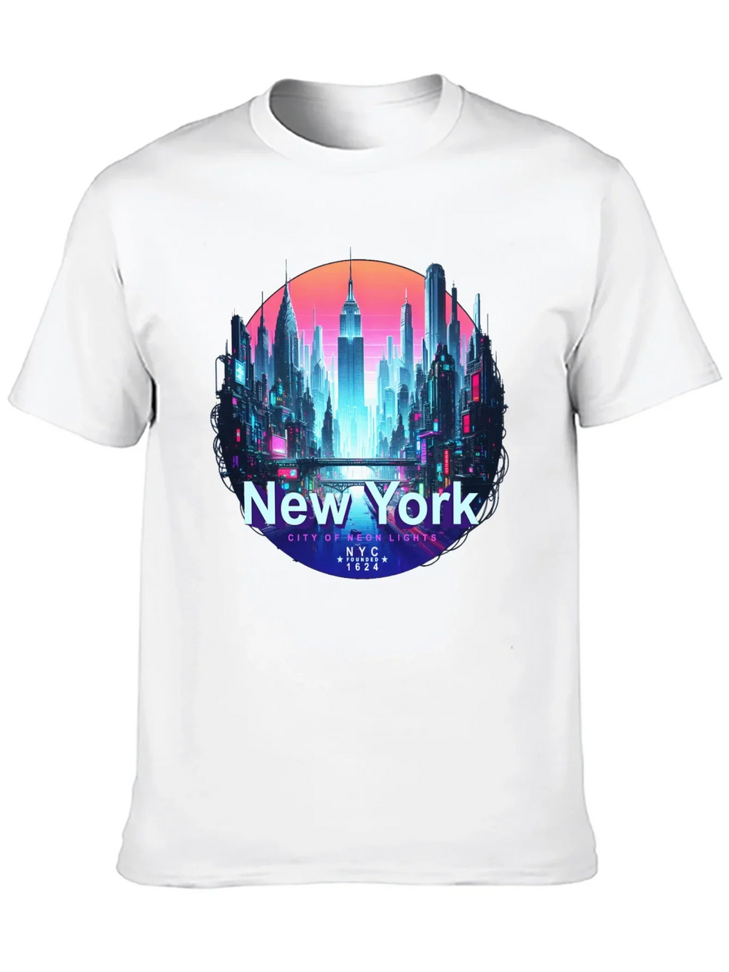New York City Neon Lights T-Shirt
