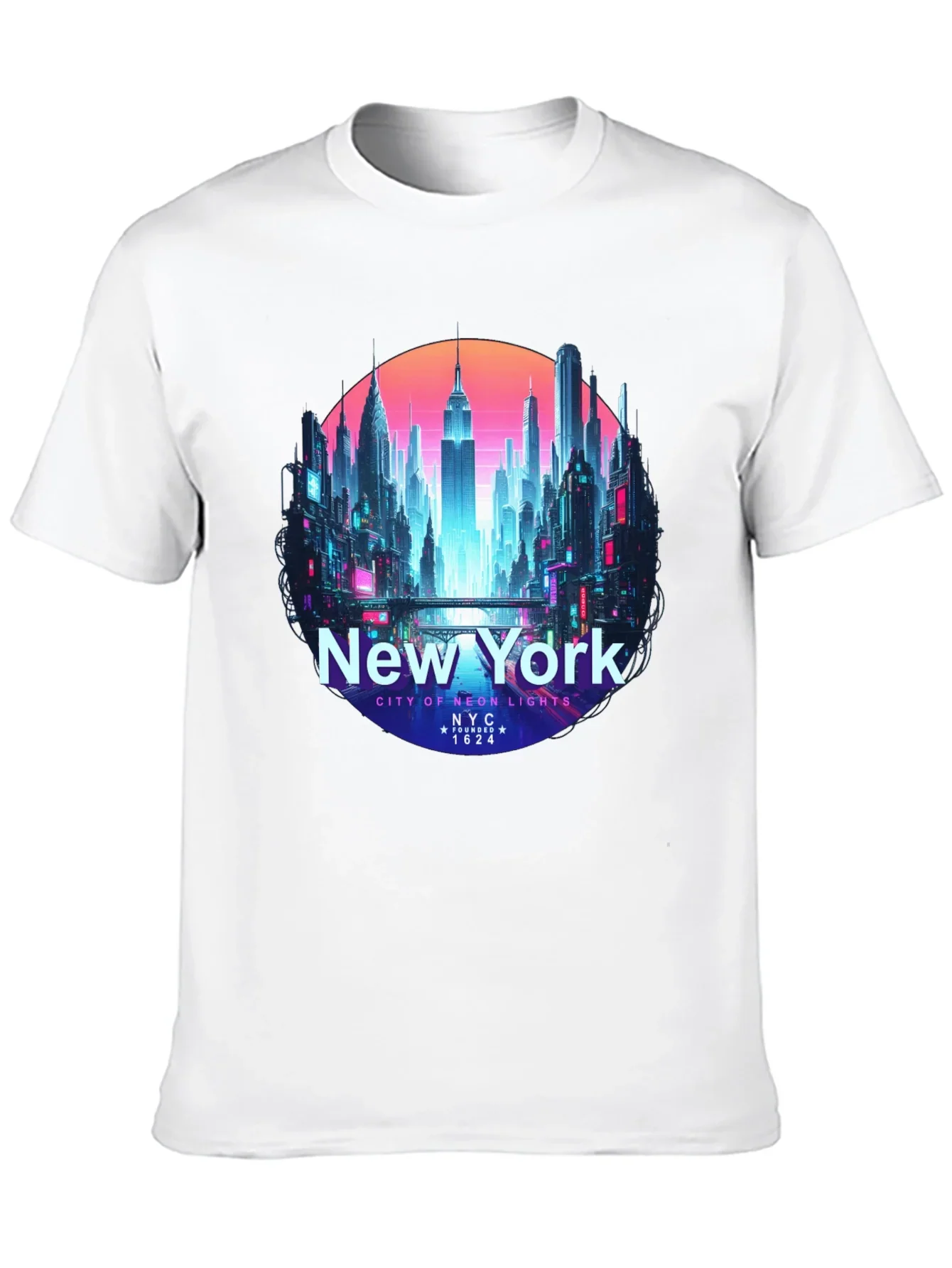 New York City Neon Lights T-Shirt
