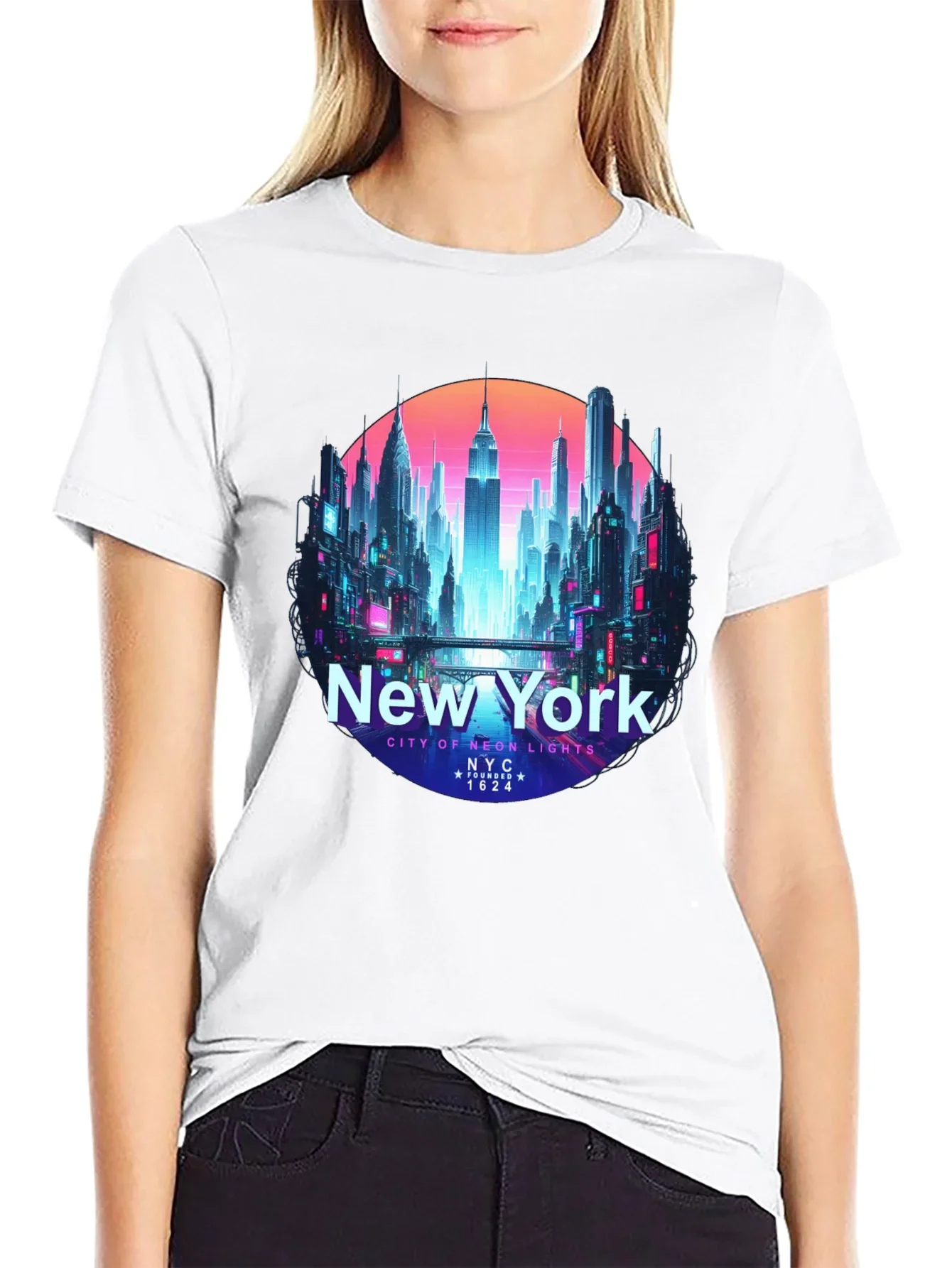 New York City Neon Lights T-Shirt