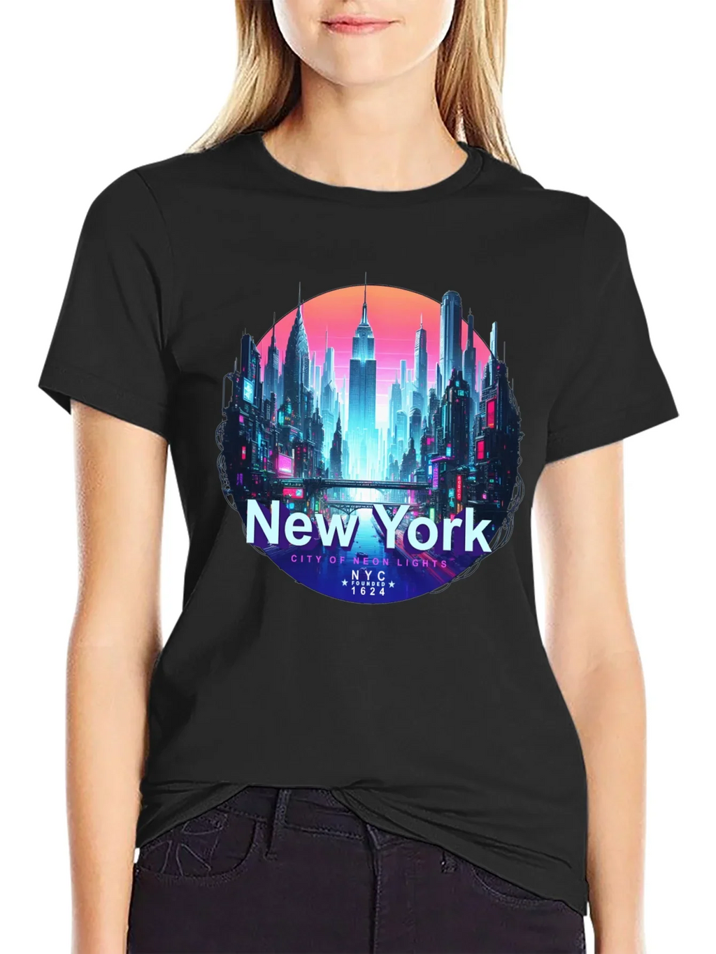 New York City Neon Lights T-Shirt