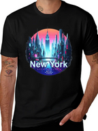 New York City Neon Lights T-Shirt