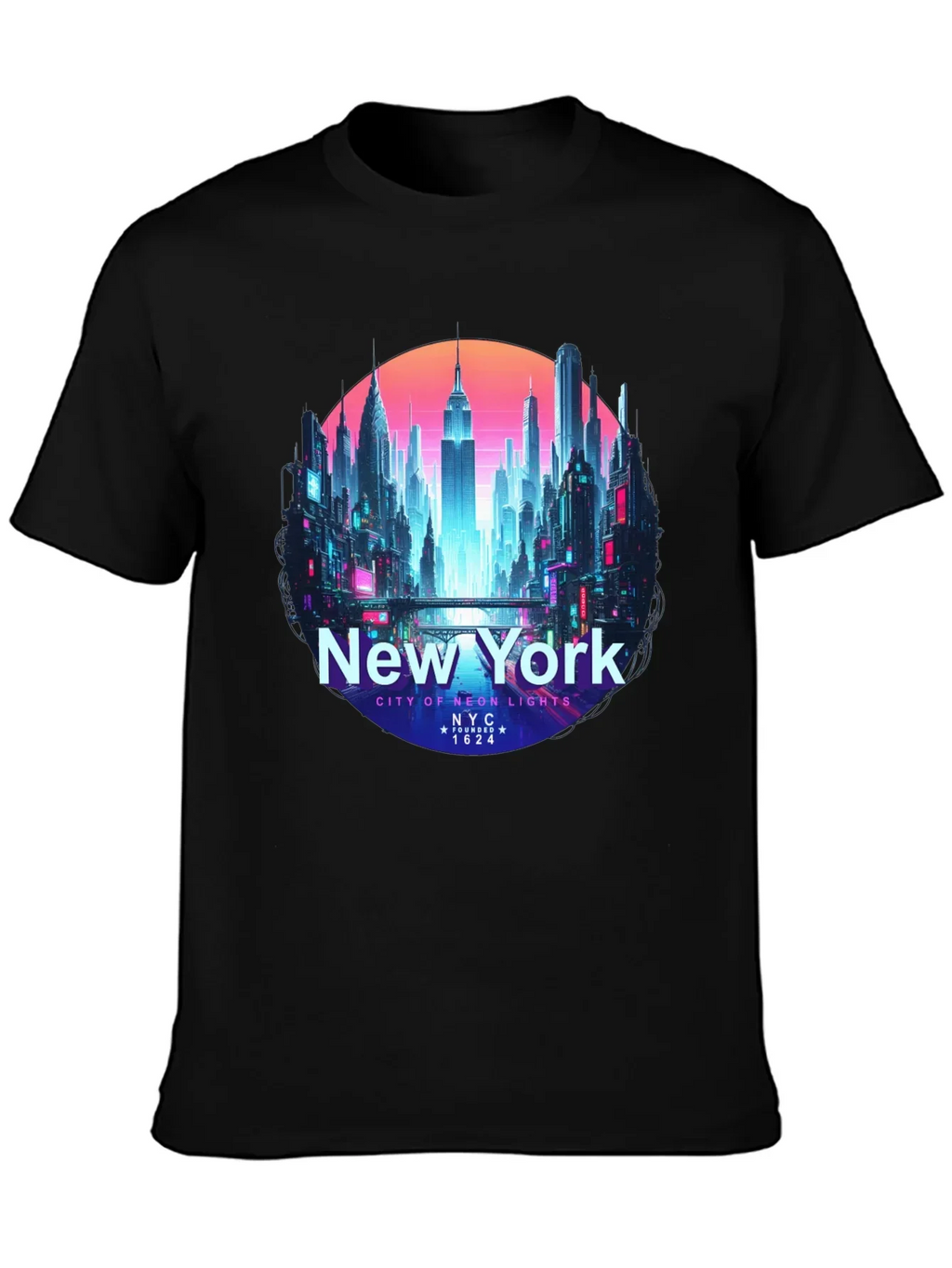 New York City Neon Lights T-Shirt