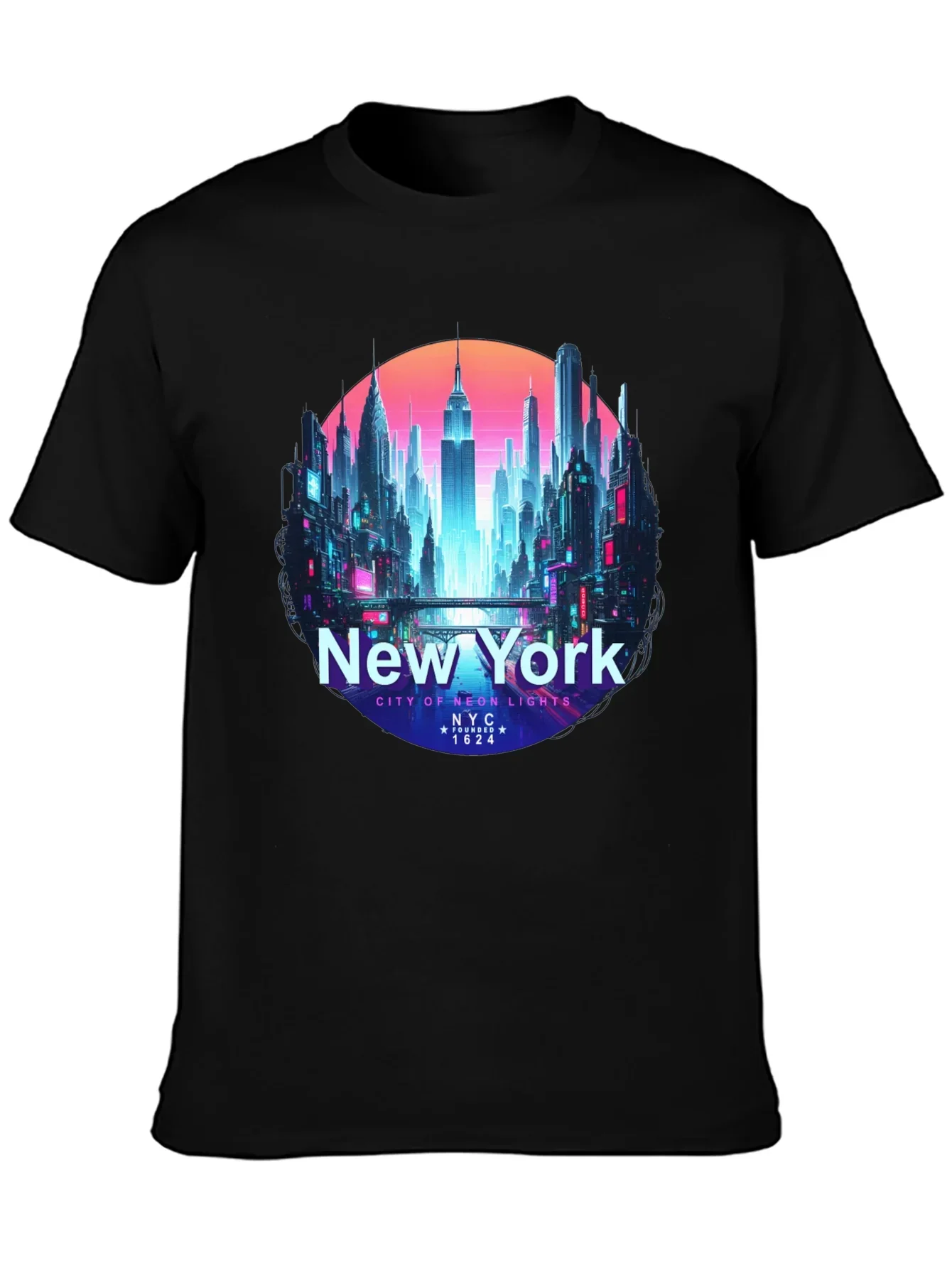 New York City Neon Lights T-Shirt