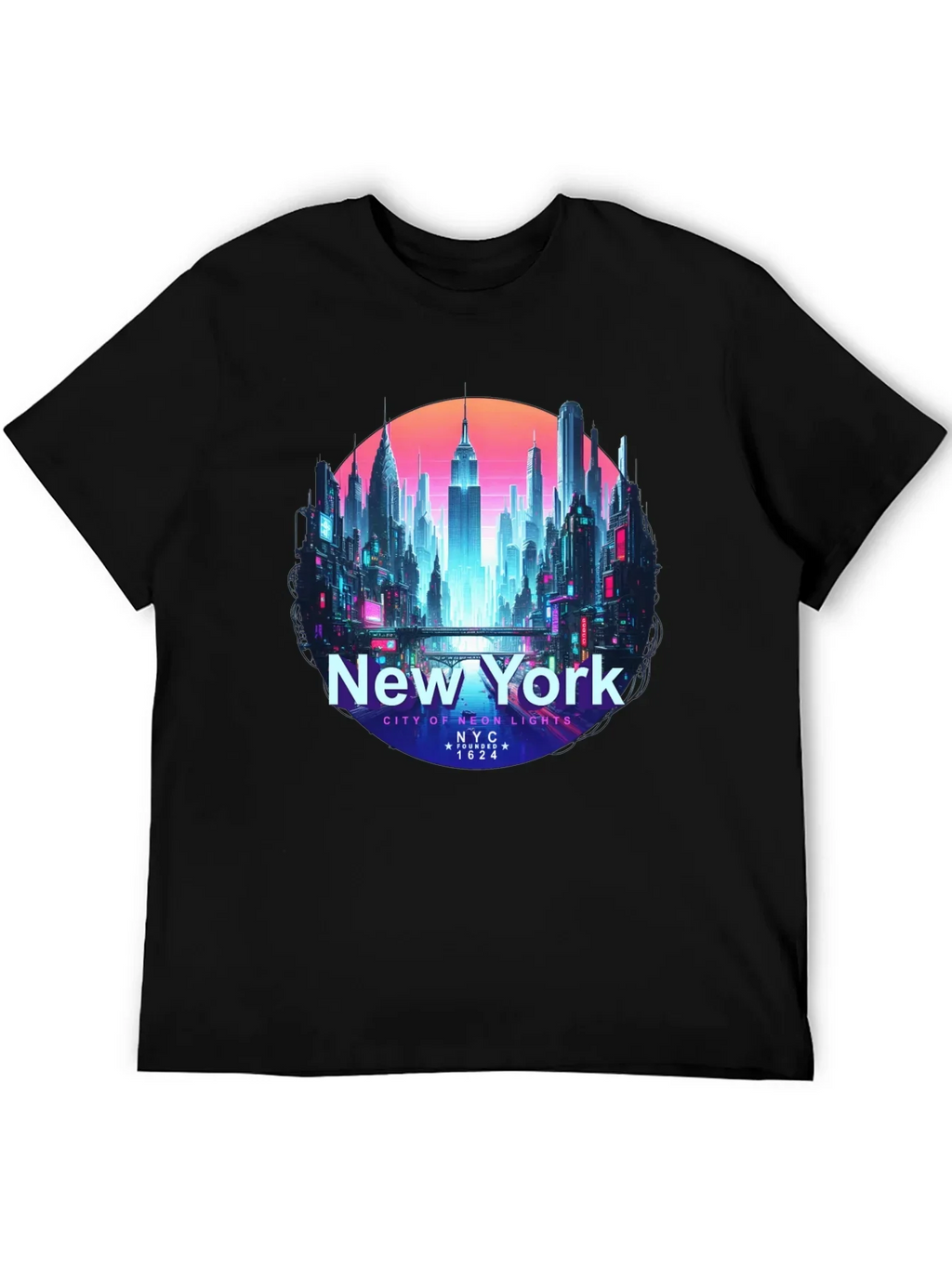 New York City Neon Lights T-Shirt