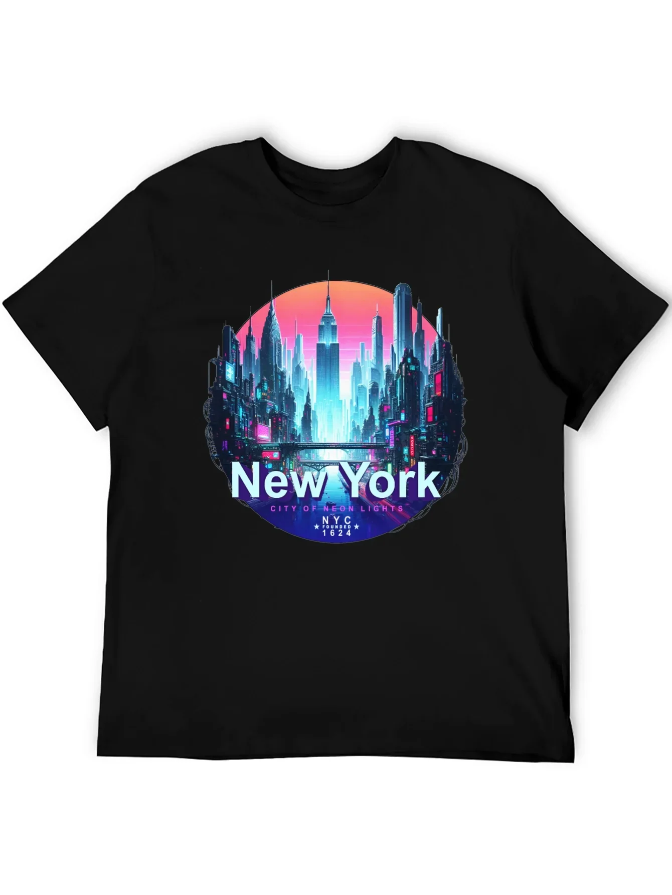 New York City Neon Lights T-Shirt