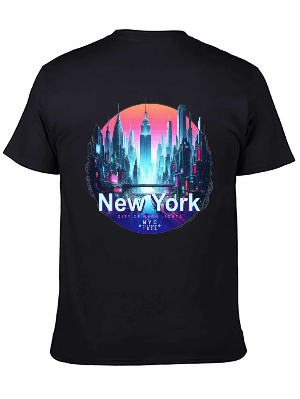 New York City Neon Lights T-Shirt