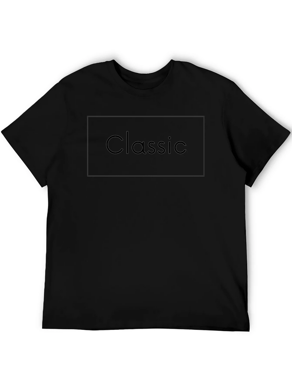 Classic Black T-Shirt - Simple Style