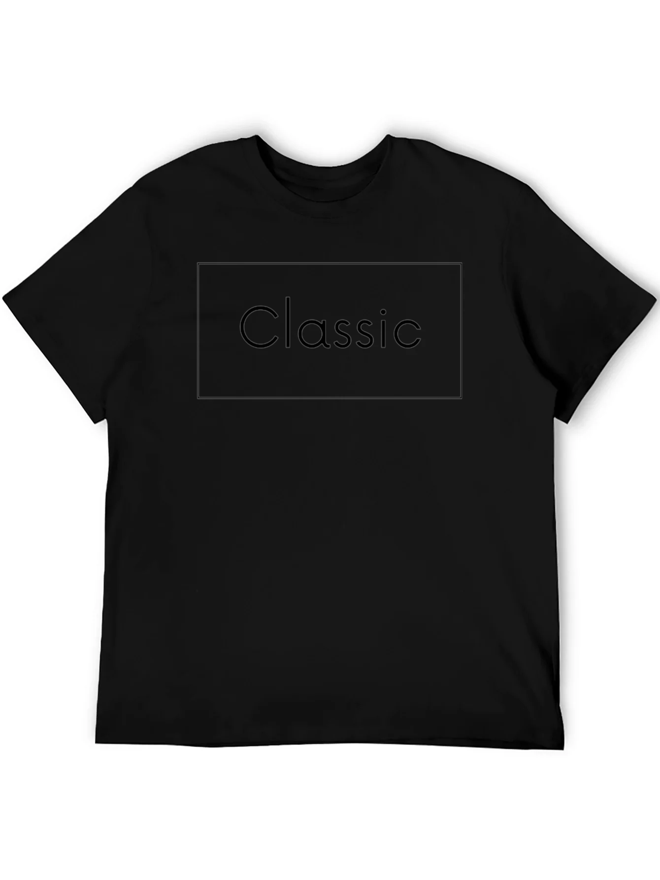 Classic Black T-Shirt - Simple Style