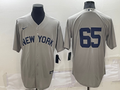 Men's New York Yankees Nestor Cortes Jr. #65 Gray Replica Player Name Jersey1